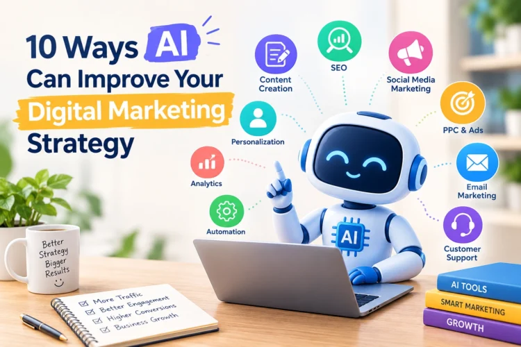 10 Ways AI Can Improve Your Digital Marketing Strategy