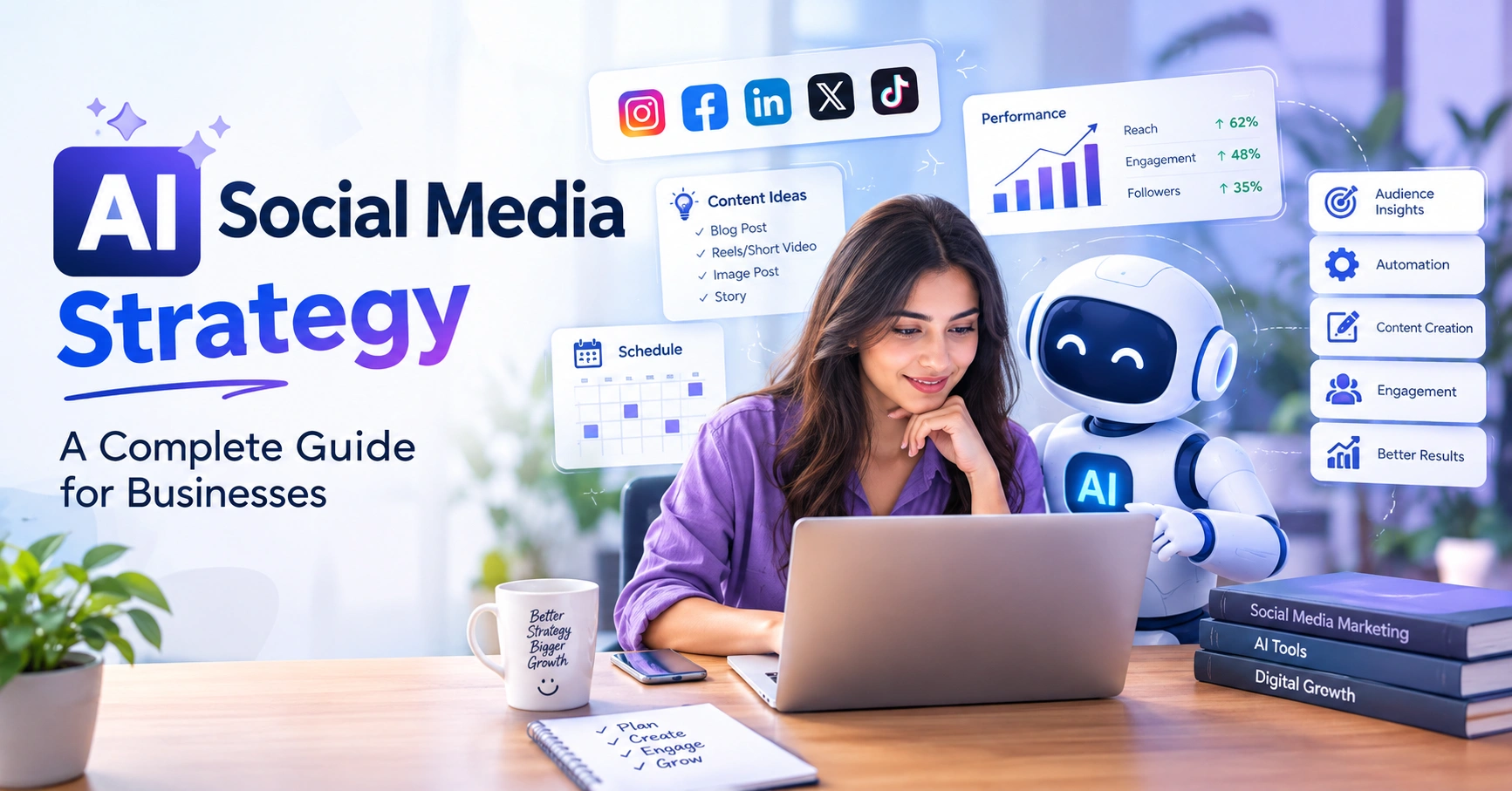 AI Social Media Strategy for businesses