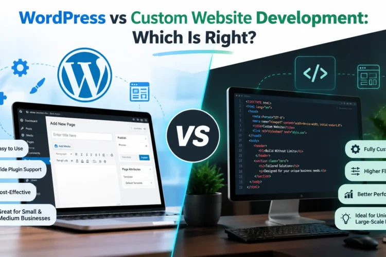 WordPress vs Custom Website Development